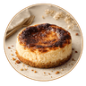 Baked basque cheesecake