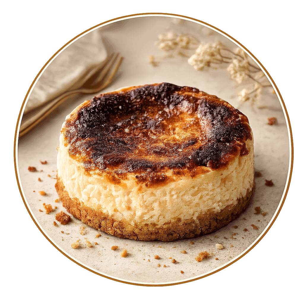 baked basque cheesecake