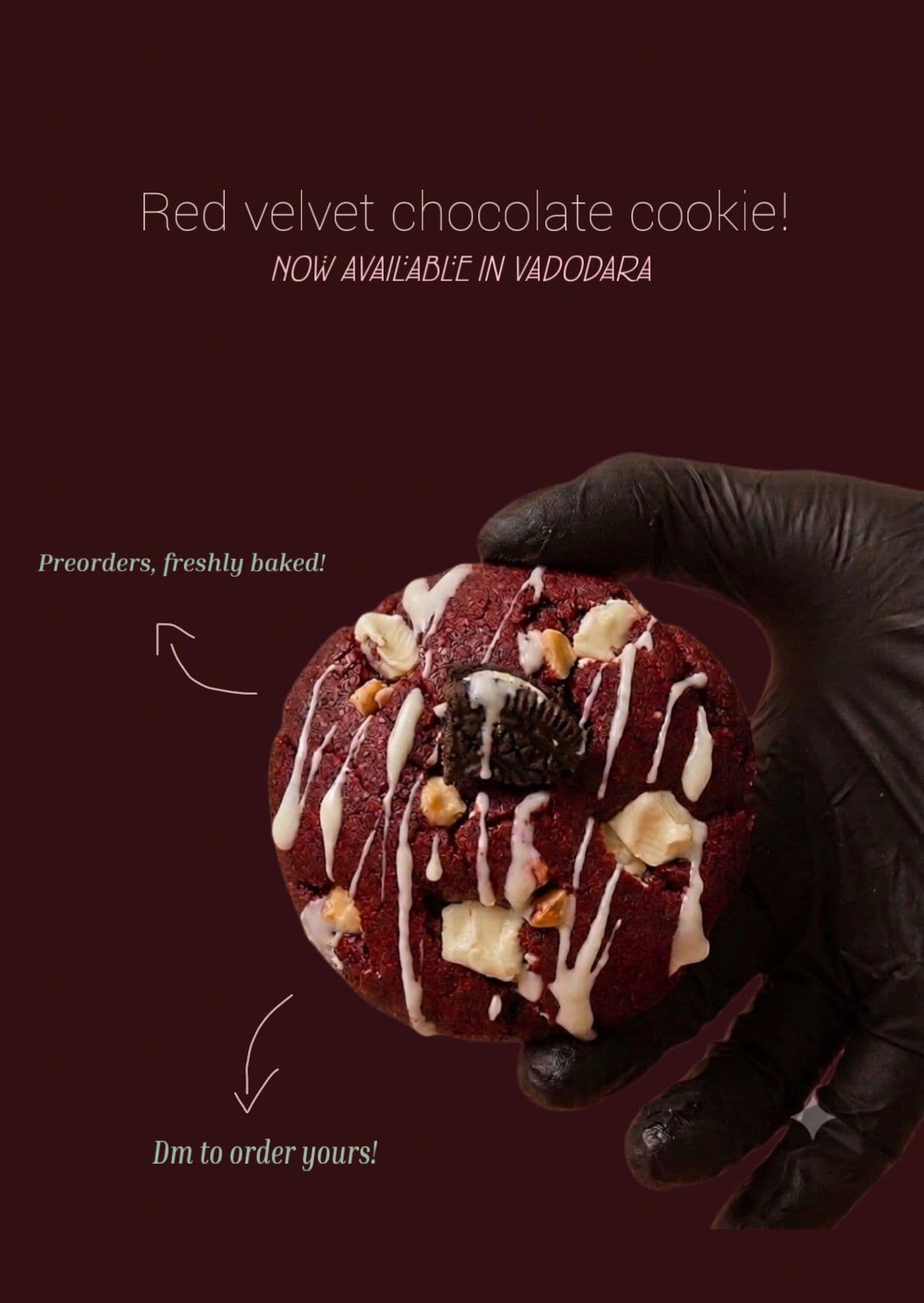 Redvelvet Oreo cookie