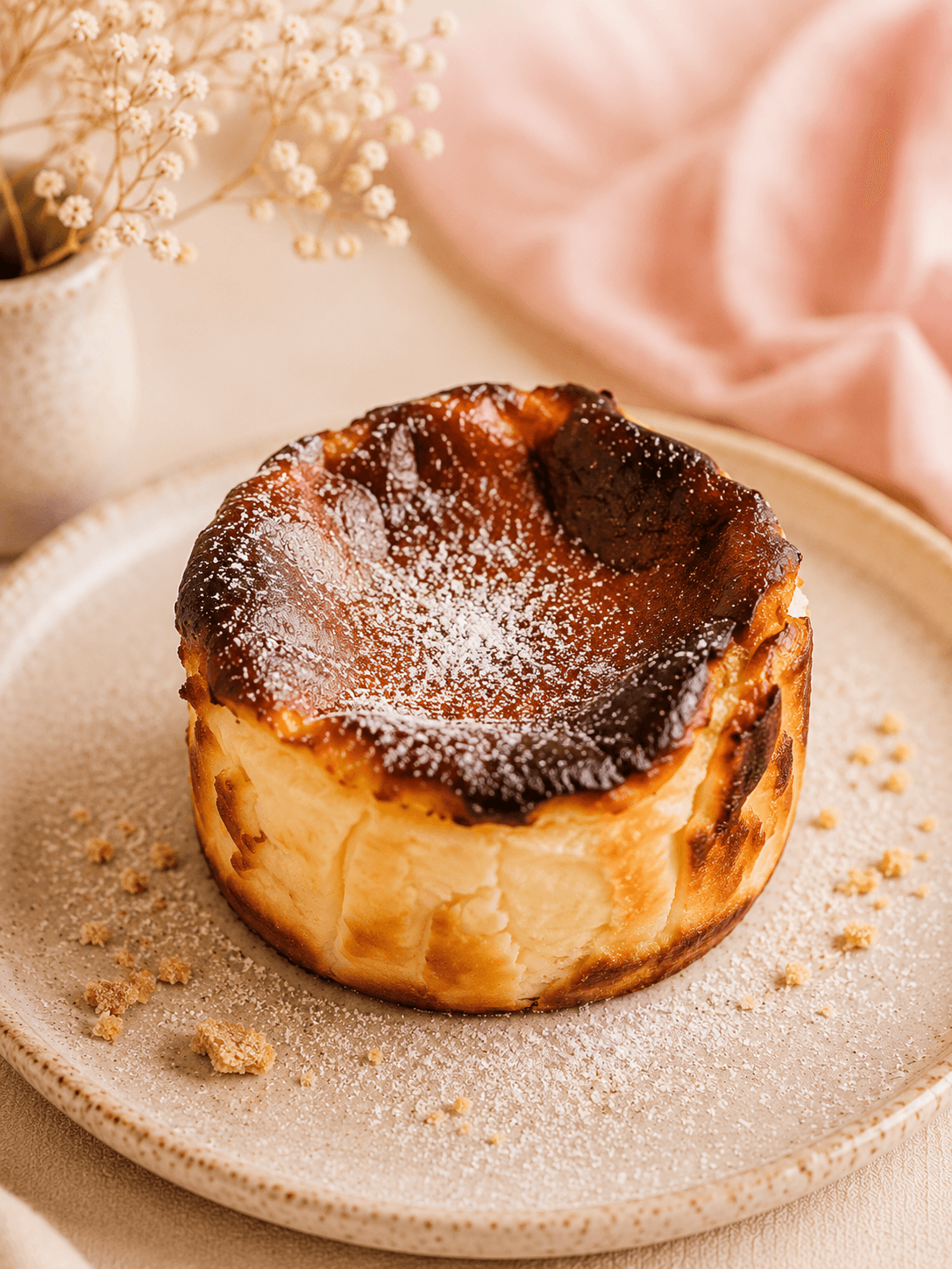 Baked Basque Cheesecake